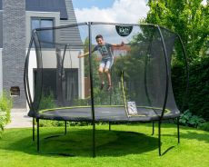 Батут з сіткою Exit Silhouette ø244см black